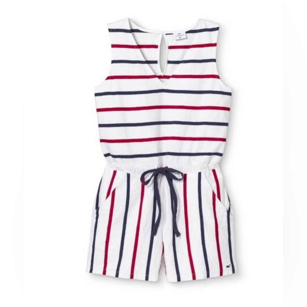Vineyard Vines Red White and Blue Romper